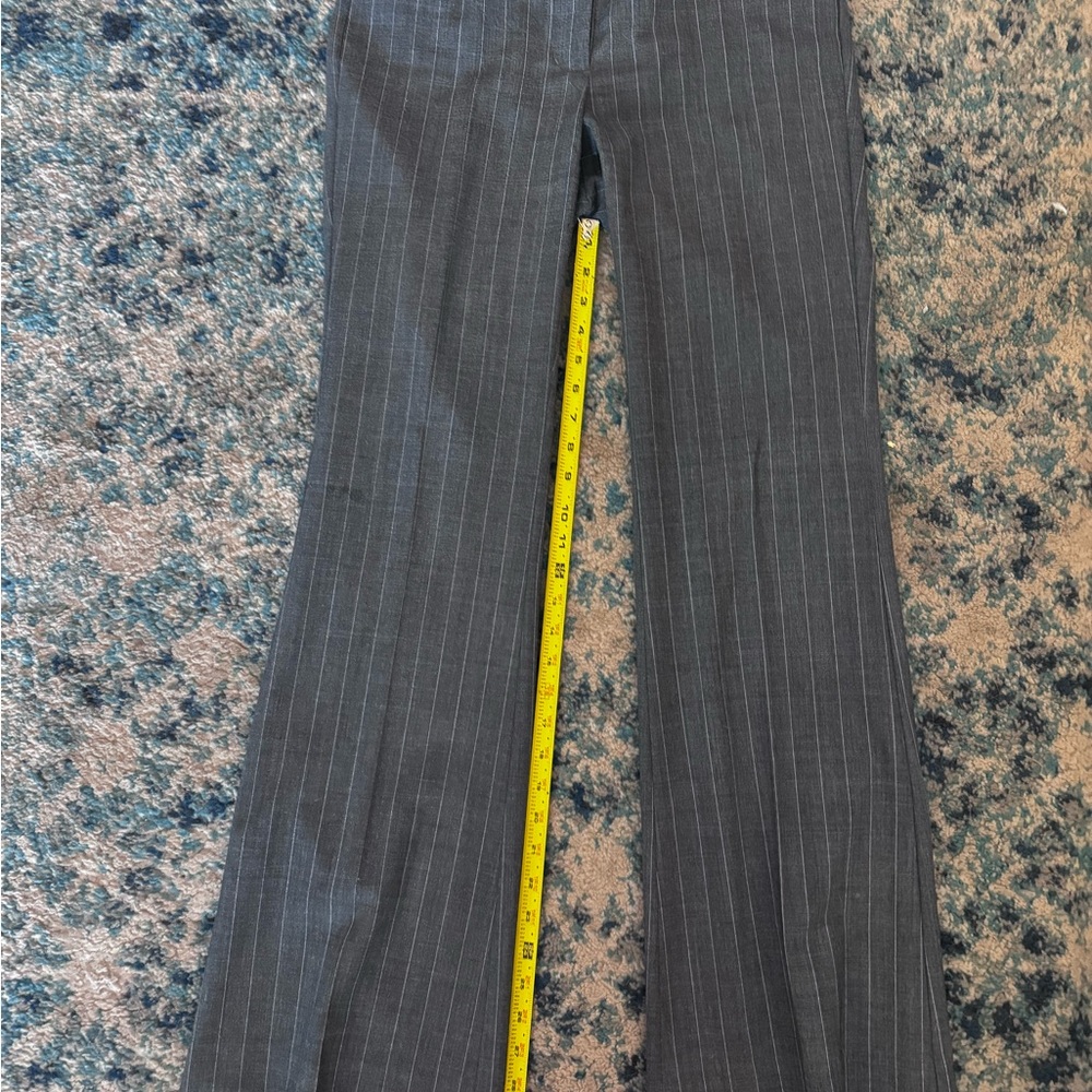 Express Publicist Design Studio Gray Pinstripe Pants